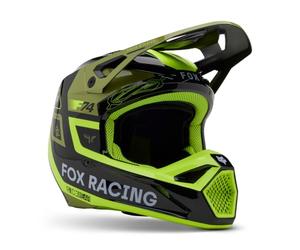 Fox Racing Fox V1 Race Spec Helmet Pale Green M, Casco Unisex Adulto, Verde