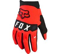 Fox Racing Guanti per bambini, unisex, fluorescenti, rossi, taglia YXS