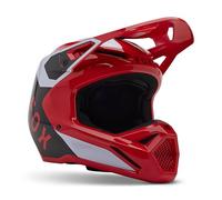 Fox Racing Helm Fox V1 Lean Fluo Red L, Casco Unisex Adulto, Rosso, L