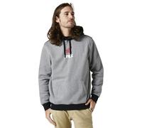 Fox Racing Honda Pullover Pile Felpa con Cappuccio, mélange Grafite, X-Large Uomo
