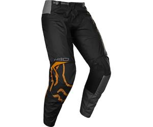 Fox Racing Kids' Youth 180 Skew - Pantaloni da Motocross, Nero/Oro, 22