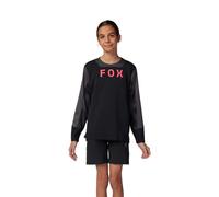 Fox Racing Long Sleeve Cycling Jersey Fox Junior Defend Taunt Black YXL, Maglietta Unisex-Youth, XL