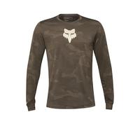 Maglia a maniche lunghe fox ranger trudri verde