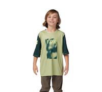 Fox Racing Maglia da Bici Fox Junior Ranger Taunt Verde Chiaro YL T-Shirt, Unisex-Bambini e Ragazzi