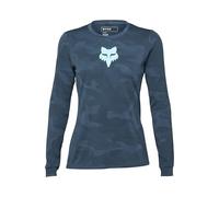 Fox Racing Maglia da Ciclismo da Donna a Maniche Lunghe Fox Lady Ranger Tru Dri Dark Vintage S Shirt S