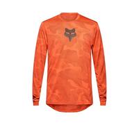 Fox Racing Maglia da Uomo Ranger Tru Dri LS Jersey, Arancia Rossa, M