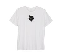 Fox Racing Maglietta a Maniche Corte da Donna con Testa di Vol T-Shirt, Bianco, M