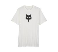Fox Racing Maglietta da Uomo a Maniche Corte con Testa di Volpe T-Shirt, Bianco Ottico, M