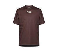 FOX Racing - Ranger S/S Jersey Wordmark - Maglietta da ciclismo M marrone