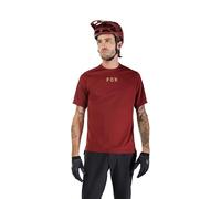 Fox Racing Maglietta da ciclismo Ranger S/S Jersey Wordmark Uomo M Rosso