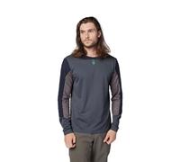 Fox Racing Koszulka Rowerowa Z Długim Rękawem Fox Defend Grafite M T-Shirt, M Uomo