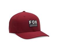 Fox Racing Non Stop Tech Flexfit Standard, Scarlatto, da Uomo, S