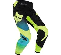 FOX RACING Pantaloni Fox 360 Streak Black/Yellow 34, Unisex Adulto, Nero