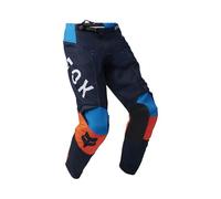 FOX 180 Race Spec Motocross Pantaloni, blu-arancione, taglia 32 per maschi