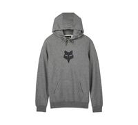 Fox head pullover hoodie grey