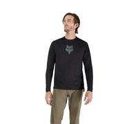 Fox Racing Ranger LS Jersey Fox Head Athletic Uomo, Testa di Volpe Nera, XL