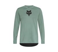 Fox Racing Ranger LS Jersey Fox Head Camicia da Uomo, Pino, M