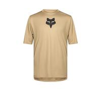 Fox Racing – Maglia da ciclismo uomo Ranger S/S Fox Head – maniche corte – M Beige