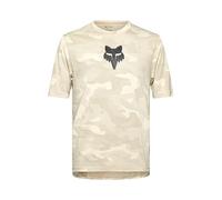 FOX Ranger Tru Dri Ss Jersey - Uomo - Beige / Grigio - Taglia XL- modello 2025