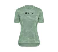 Fox Racing Ranger TruDri - Maglia da Mountain Bike a Maniche Corte, da Donna, in Pino, Taglia L