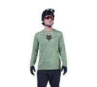 Fox Racing Ranger TruDri - Maglia da Mountain Bike da Uomo, a Maniche Lunghe, in Pino, Taglia L