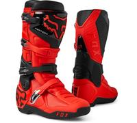 FOX RACING Stivali Motion Unisex,Rosso Fluo,10,5