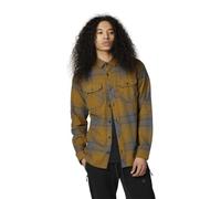 Fox Racing Traildust 2.0 Flanella, Camicia con Bottoni Uomo, Caramello, L