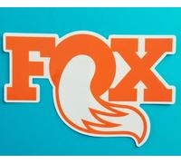 Fox Racing USA Sticker Decal Vinile 16 x 10 cm Arancione Fuchsschwanz