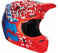 Fox Racing V-3 Cauz Helmet Red, XL