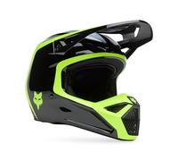 Fox Racing V1, Casco Unisex Adulto, Nero Giallo, XL