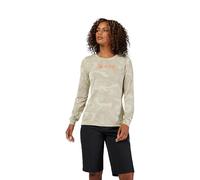 Fox Racing W Ranger Tru Dri LS Jersey da Donna, Crema, M