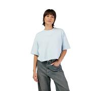 Fox Racing W Wordmark OS Crop Tee Camicia, PL Blu, S Donna