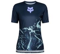 FOX Racing - Women's Ranger S/S Jersey Image Print - Maglietta da ciclismo XS blu