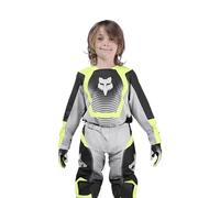 Fox Racing Youth 180 Collect - Maglia da Motocross da Cross, Taglia L, Colore: Grigio/Giallo