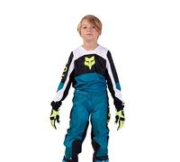 Fox Racing Youth 180 Nitro - Maglia da Motocross, Colore Blu Maui, Taglia S