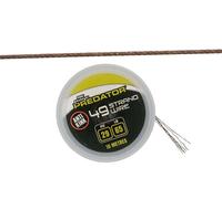 Fox Rage Predatore 19 O 49-Strand Rivestito Cavo D'Acciaio