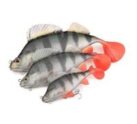 Fox Rage Ultra-Realistic Perch Replicant - Esca in gomma, peso/lunghezza/dimensioni gancio: 52 g/14 cm/misura 2