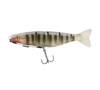 Fox Rage Ultra UV Pro Shad Jointed Loaded | 14cm 31g | Esca originale in plastica morbida | Colore UV | Pronto per essere montato con imbracatura pesata | Azione di nuoto comprovata | Codice NRR107