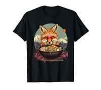 Fox Ramen - Ciotola per ramen giapponese Monte Fuji Fox Ramen Maglietta