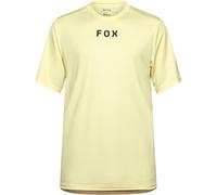 FOX Ranger Ss Jersey Wordmark - Uomo - Giallo - Taglia XL- modello 2025