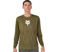FOX Ranger Tru Dri Ls Jersey - Uomo - Verde - Taglia S- modello 2023