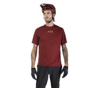 Fox Ranger Wordmark M - maglia MTB - uomo S Dark Red man Recycled Polyester