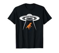 Fox Red Lab Mom Dad Labrador Retriever Mama Spaceship Maglietta
