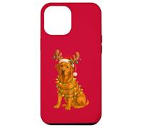 Fox Red Lab, pigiama leggero a forma di albero di Natale, con cane Labrador Custodia per iPhone 12 Pro Max