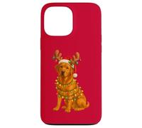 Fox Red Lab, pigiama leggero a forma di albero di Natale, con cane Labrador Custodia per iPhone 13 Pro Max