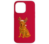 Fox Red Lab, pigiama leggero a forma di albero di Natale, con cane Labrador Custodia per iPhone 14 Pro Max