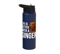 Fox Red Labrador Owner Stainless Steel Insulated Water Bottle