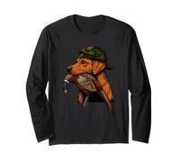 Fox Red Labrador Pheasant Hunter Hunting Maglia a Manica