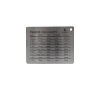 Fox Run Magnete della tabella di conversione della cucina dell'acciaio inossidabile per il frigorifero