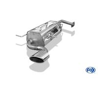 Fox Scarico Sportivo Silenziatore per Mazda Xedos 6 Tipo Ca 2.0 103/106kW